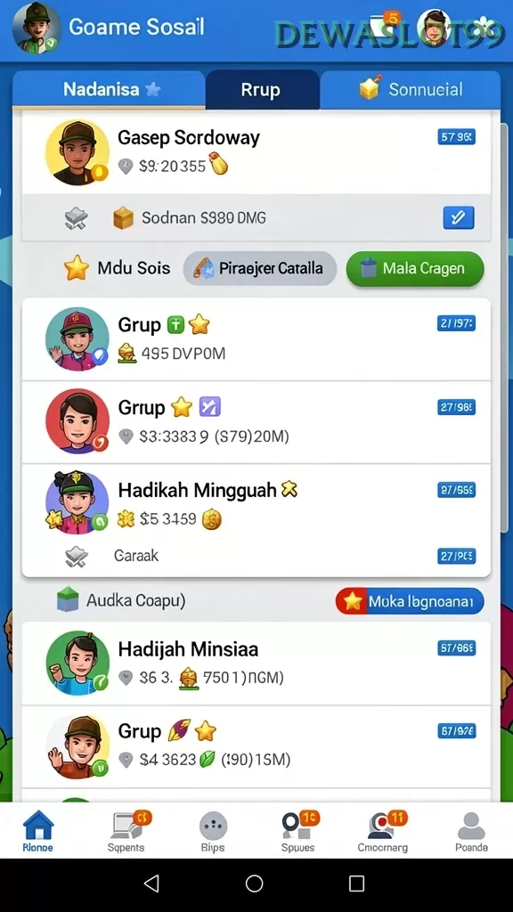 Cuplikan layar IDN789 — pengaturan akun